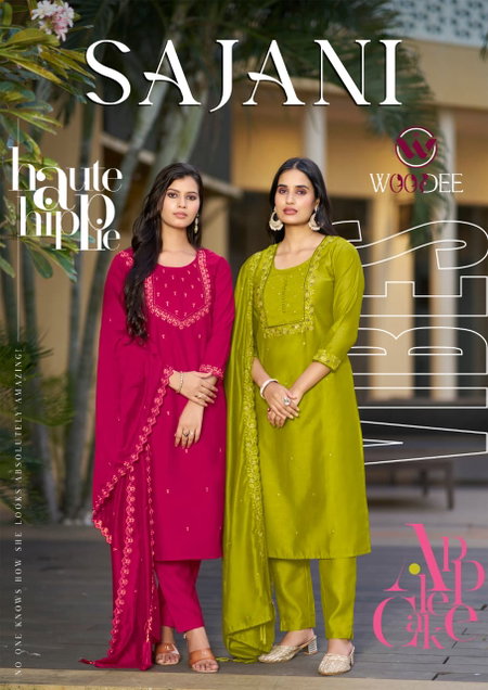 Hansika By Woodee Viscose Top With Bottom Dupatta Wholesale Market In Surat